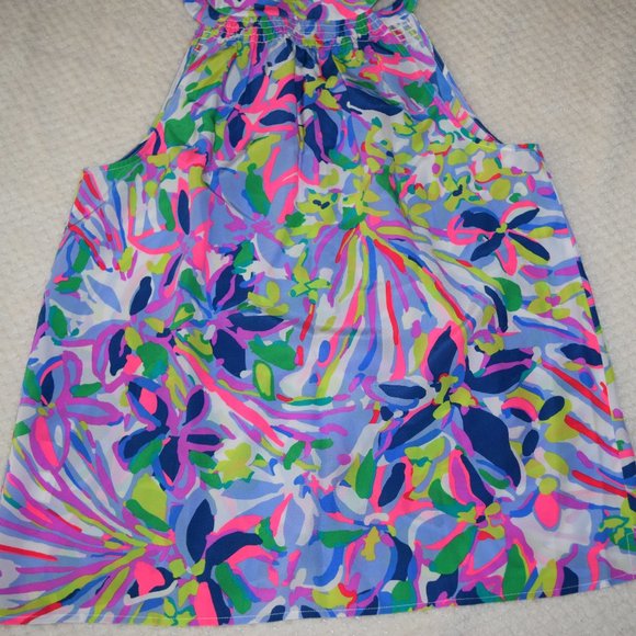 Lilly Pulitzer Bailey Silk Blouse Shell Top Shirt - Picture 14 of 16